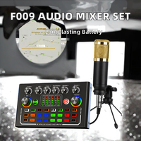 Table de mixage audio LR-F009, accessoires de streaming sonore, microphone BM800, écouteurs, jeu sur PC, suppression du bruit, sans fil