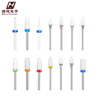 HOWYEA Ensemble de 72 embouts de perceuse à ongles professionnels 3/32 en céramique diamantée pour manucure, pédicure et usage en salon