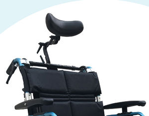 כיסא גלגלים ידני מתקפל אלומיניום עם תיקון, עיצוב חדש לבתי חולים משאית הטיה סטנדרטית - Product Image 3