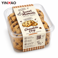 Autocollants personnalisés en vinyle pour ceintures de boîtes à gâteaux et biscuits, feuilles d'étiquettes autocollantes prédécoupées anti-graisse pour l'étanchéité des aliments