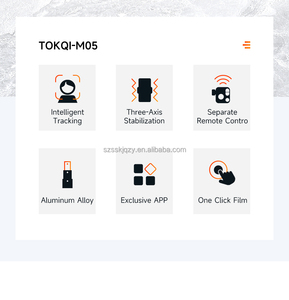 M05 Gimbal <span class=keywords><strong>Stabilizer</strong></span> Chuyên Nghiệp Chống Rung Selfie Stick Mặt Theo Dõi 3-Được Xây Dựng Trong Kính Thiên Văn Que Điện Thoại Di Động Ổn Định - Product Image 6