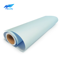 Rollo de Papel para Plotter Azul de una Cara de 80g, Núcleo de 3 Pulgadas, 150m, Colores Personalizados Disponibles