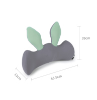 Coussin lombaire en mousse à mémoire de forme en forme d'animal, confortable, ergonomique, lavable, portable pour dormir, allaiter, camper et l'hôtellerie