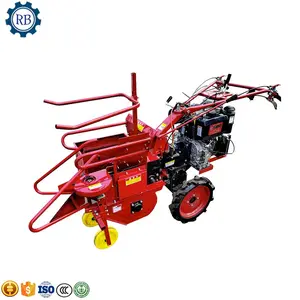 hand pushing type mini corn combine harvester corn harvester machine