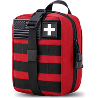 Kit de survie d'urgence, équipement de survie professionnel, sac de premiers secours tactique MOLLE pour hommes