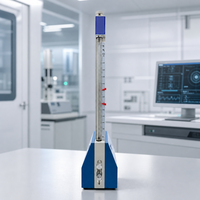 Colonne de mesure de hauteur rapide pneumatique avec connecteur d'air de précision et sonde annulaire