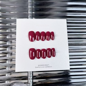 <span class=keywords><strong>Uñas</strong></span> Postizas Ovaladas Cortas Hechas a Mano, Paleta Multicolor Skittle, <span class=keywords><strong>Uñas</strong></span> <span class=keywords><strong>de</strong></span> Gel <span class=keywords><strong>de</strong></span> Color Sólido <span class=keywords><strong>de</strong></span> Alta Gama, Venta al por Mayor, Tallas S M L XL - Product Image 3