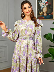 2026 nuovo arrivo Medio Oriente <span class=keywords><strong>abbigliamento</strong></span> musulmano Casual stampa floreale Abaya donna abito musulmano <span class=keywords><strong>femminile</strong></span> <span class=keywords><strong>abbigliamento</strong></span> <span class=keywords><strong>islamico</strong></span> - Product Image 6