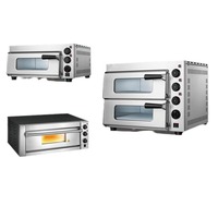 Four à pizza électrique professionnel avec contrôle indépendant de la température supérieure et inférieure jusqu'à 350°C pour des résultats de cuisson parfaits