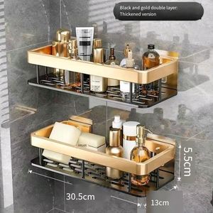 Moderno Estante Esquinero Metálico <span class=keywords><strong>para</strong></span> Baño, Organizador de Esponjas y Accesorios, Montaje en Pared, Ecológico, Listo <span class=keywords><strong>para</strong></span> Usar en Hoteles - Product Image 3