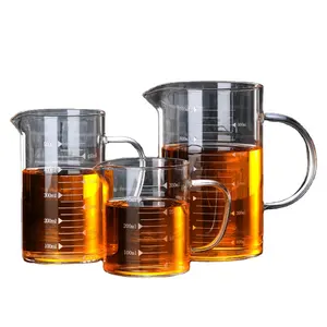 350ML 500ML 1L Heat Resistant Glass Coffee Pot Direct Fired High Glass Coffee Share Pot Supplied by the Manufacture
