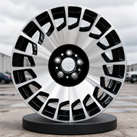 Jantes en alliage d'aluminium forgé EV 6061-T6, 18-22 pouces, noir brillant, aérodynamique turbofan, faible dragage, haute pression 12000T, garantie 5 ans