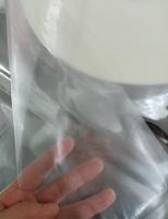 Film protecteur soluble à froid en PVA souple et translucide Siker, rouleaux de 500m-1000m pour blocs de toilettes/nettoyants WC, sans résidu