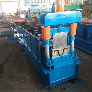 El mejor precio Material de construcción Perfil Forma de canal Máquina formadora de rollos de metal Corte hidráulico Acero Top Hat Purlin Machine - Product Image 2