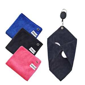 Serviette de <span class=keywords><strong>golf</strong></span> en polyester à séchage rapide avec mousqueton Logo personnalisé et nettoyage du club de balle Caractéristiques Accessoires de <span class=keywords><strong>sport</strong></span> - Product Image 2