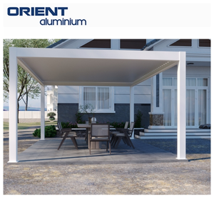 <span class=keywords><strong>3x3</strong></span> 3x4 4x4 6x4m Cubierta de pérgola bioclimática de aluminio impermeable para exteriores Pérgola con persianas de aluminio - Product Image 4