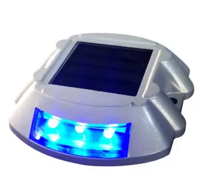 IP68 semaforo luce in alluminio LED lampeggiante occhio di gatto solare su strada