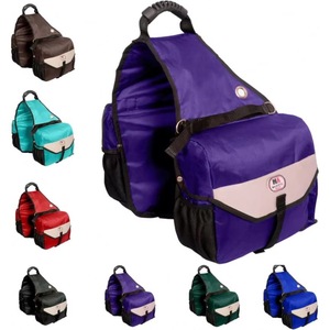Muestra gratuita: Bolsa de sillín de caballo Cashel Quality Deluxe Medium con bolsillos acolchados y aislados, y dos bolsillos para botellas de agua. - Product Image 3