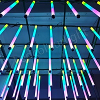 50mm 360 Degrés DMX LED Tube Lumière pour Club Décoration 1 Mètre DC24V RGB Pixel Tube Intérieur Extérieur Projet Lumières Décoratives
