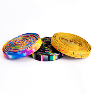 Bền vững đa màu twill phong cách truyền nhiệt in rộng và hẹp Nylon và <span class=keywords><strong>Polyester</strong></span> <span class=keywords><strong>Webbing</strong></span> - Product Image 3