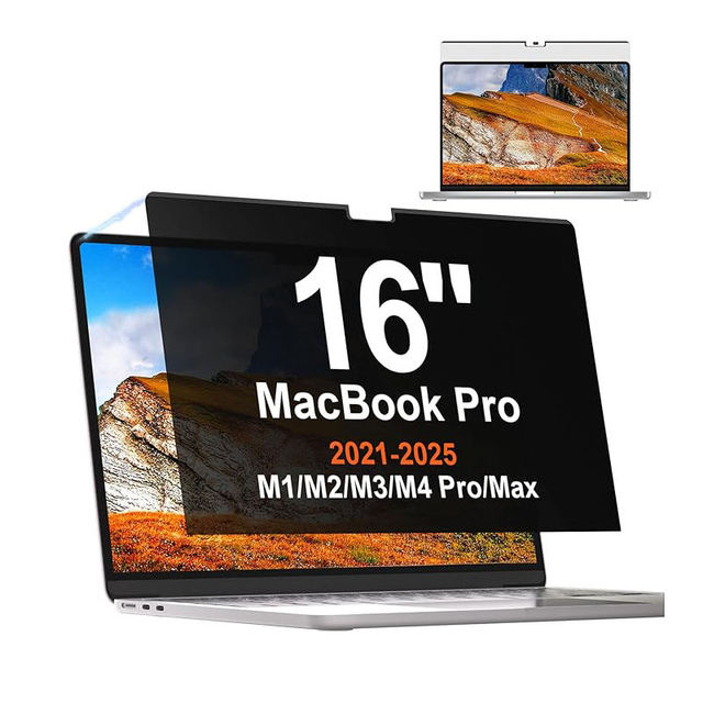Magnetic Privacy Screen MacBook Pro 16 Inch 2021-2026 (M1/M2/M3/M4/M5) Removable Anti Blue Light Glare Filter Screen Protector