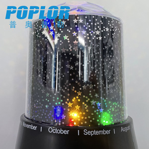 Poplor Star <b>Projector</b> Lamp RGB Colorful Crystal Ball Night <b>Light</b> USB Powered Stage <b>Light</b> - Product Image 3