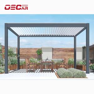 Limatic Pergolas 10X13 Ft 4X3 M Gouttière en aluminium Idéal été Cuisine Jardin Patio Blanc Extérieur Ombre Structure Pergola - Product Image 2