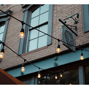 E27 10 Meter <b>Outdoor</b> <b>String</b> <b>Lights</b> With Vintage Bulbs For Patio Garden Decoration - Product Image 6