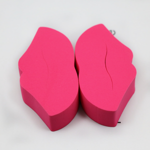 Lot de 2 étuis à rouge à lèvres en forme de cœur sans latex avec éponge de maquillage extensible dans l'eau – Coffret cadeau d'<span class=keywords><strong>accessoires</strong></span> de <span class=keywords><strong>beauté</strong></span> - Product Image 6