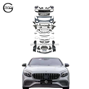 W217 S65กันชน S63สำหรับรถ <span class=keywords><strong>Mercedes</strong></span> W217 C217 <span class=keywords><strong>S</strong></span> Class <span class=keywords><strong>S</strong></span> <span class=keywords><strong>Coupe</strong></span> ที่ S63 <span class=keywords><strong>AMG</strong></span> S65 <span class=keywords><strong>AMG</strong></span> bodykit กระจังหน้ารถ - Product Image 1