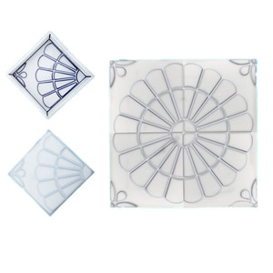 Khuôn Phun Bê Tông Gạch Màu Gạch Lát Tròn Đồng Tâm Sân Vuông Ngoài Trời - Product Image 6