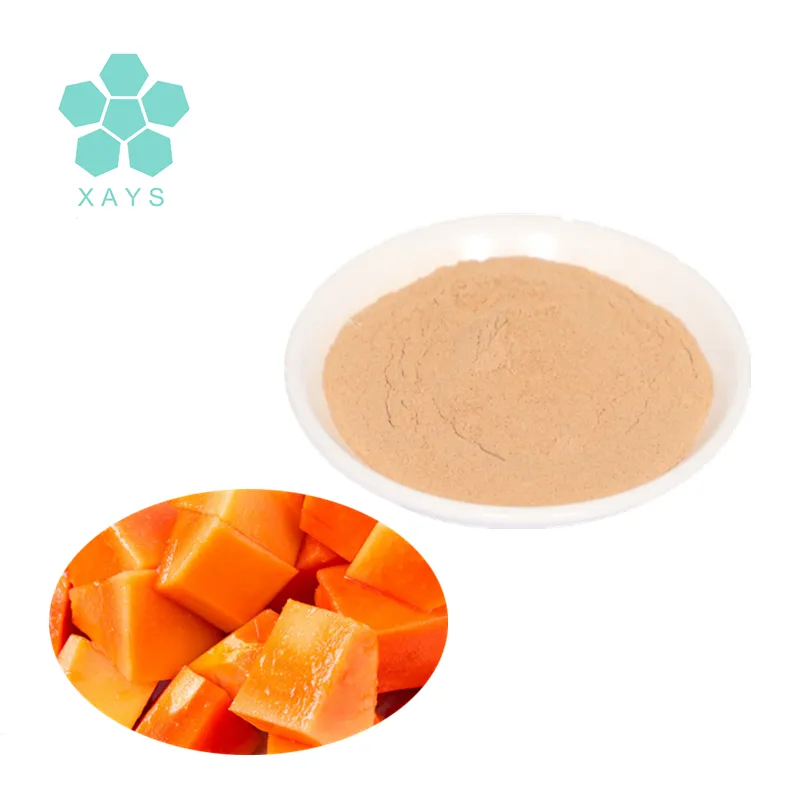 100% polvo de fruta soluble en agua liofilizado jugo de papaya en polvo papaya