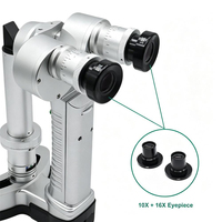Lampe à fente LED portable, microscope à fente ophtalmique pour usage vétérinaire avec batterie rechargeable