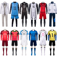 Anime Blue Lock Trikot Bastard München Fußball-Trainingsweste Hosen Streetwear Isagi Yoichi Chigiri Bachira Rensuke Kunigami