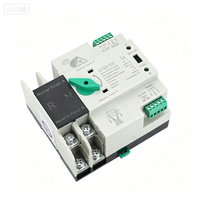 Interrupteur de transfert automatique monophasé en matériau PC 4P avec capacité de coupure de 6 kA pour les foyers