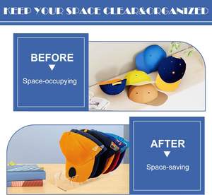 Nuevo soporte portátil de acrílico para sombreros, soporte de exhibición de sombreros de plástico, organizador de sombreros de acrílico para gorras de béisbol - Product Image 4