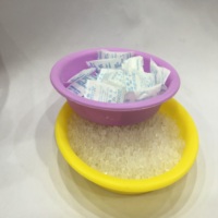 Gel de silice de qualité alimentaire sable blanc, gel de silice décolorant, sachets de gel de silice pour le blanchiment des huiles