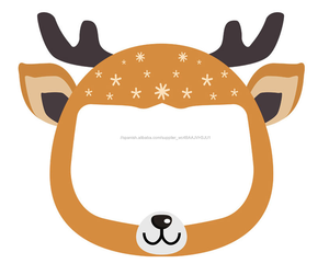 Venta caliente PET transparente Anti-niebla cara escudo dibujos animados <span class=keywords><strong>de</strong></span> Navidad máscara gafas <span class=keywords><strong>de</strong></span> protección - Product Image 4