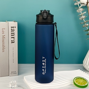 Botella de agua deportiva portátil de 750ML, motivacional, con marcador de tiempo, taza a prueba de fugas para deportes al aire libre, Fitness, sin BPA - Product Image 1