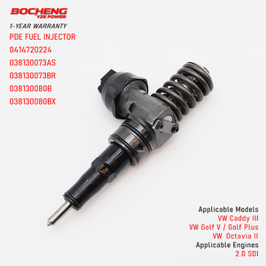 Injecteur de carburant diesel de haute qualité 0414720224, injecteur unitaire 038130073AS 0986441564 pour VW Golf Caddy 2.0 SDI - Product Image 1