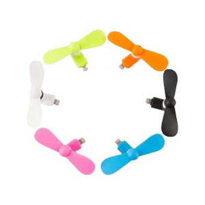 Mini ventilateur USB personnalisé pour Android Type-C et Apple - Refroidissement 3-en-1 pour smartphone et cadeau promotionnel - Product Image 4