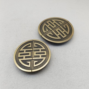 Chinese Style Zinc Alloy Cabinet Handle Round Double Happiness Design For Cabinet Doors Durable Furniture <b>Knob</b> - Product Image 4