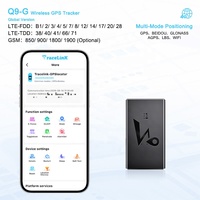 Q9 Magnetic Mini 4G LTE GPS WiFi Gsm Network Tracker Perangkat Pelacak Real-Time untuk Mobil, Sepeda Motor, Truk, dan Aset Pribadi