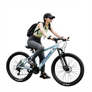 Bicicleta de <span class=keywords><strong>Montaña</strong></span> Ultraligera de Aluminio KADE, 27 Velocidades, Frenos de Disco Hidráulicos, para Estudiantes, Desplazamientos en el Campus y Ciclismo Todoterreno - Product Image 1