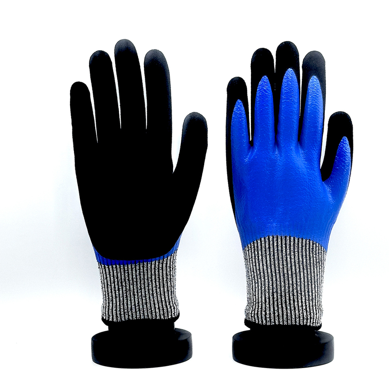 Double Dipped Sanded Nitrile Waterproof Work