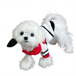 Ropa para Mascotas, Suéter de Punto a Rayas para Perros y Gatos, Todas las Temporadas, <span class=keywords><strong>Schnauzer</strong></span>, Yorkshire, Bichón Frisé, Perros Pequeños y Medianos, Venta al Por Mayor - Product Image 1
