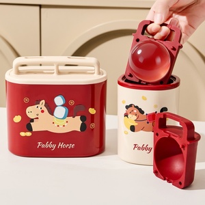 Moule à glaçons rouges personnalisé avec logo/couleur - Cadeau de Noël - Kit de barman professionnel pour faire des glaçons ronds à la maison - Product Image 1