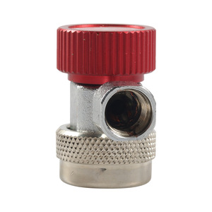 Acoplador Rápido Ajustable de Refrigerante R134a con Válvula Manual de Latón para Sistemas de Aire Acondicionado Automotriz - Product Image 3