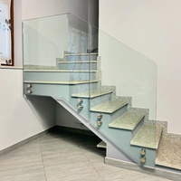 Accessoires de garde-corps d'escalier en verre de style moderne, SS304, goupilles en verre trempé pour escalier, support de fixation