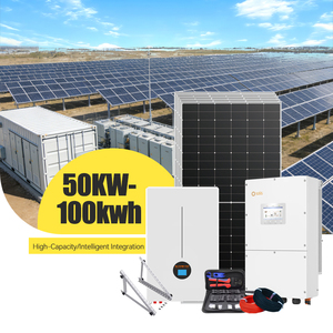 Sistemi Solari Ibridi per Casa da 50kW 100kWh, Sistema di Montaggio Solare da 50kW - Product Image 1